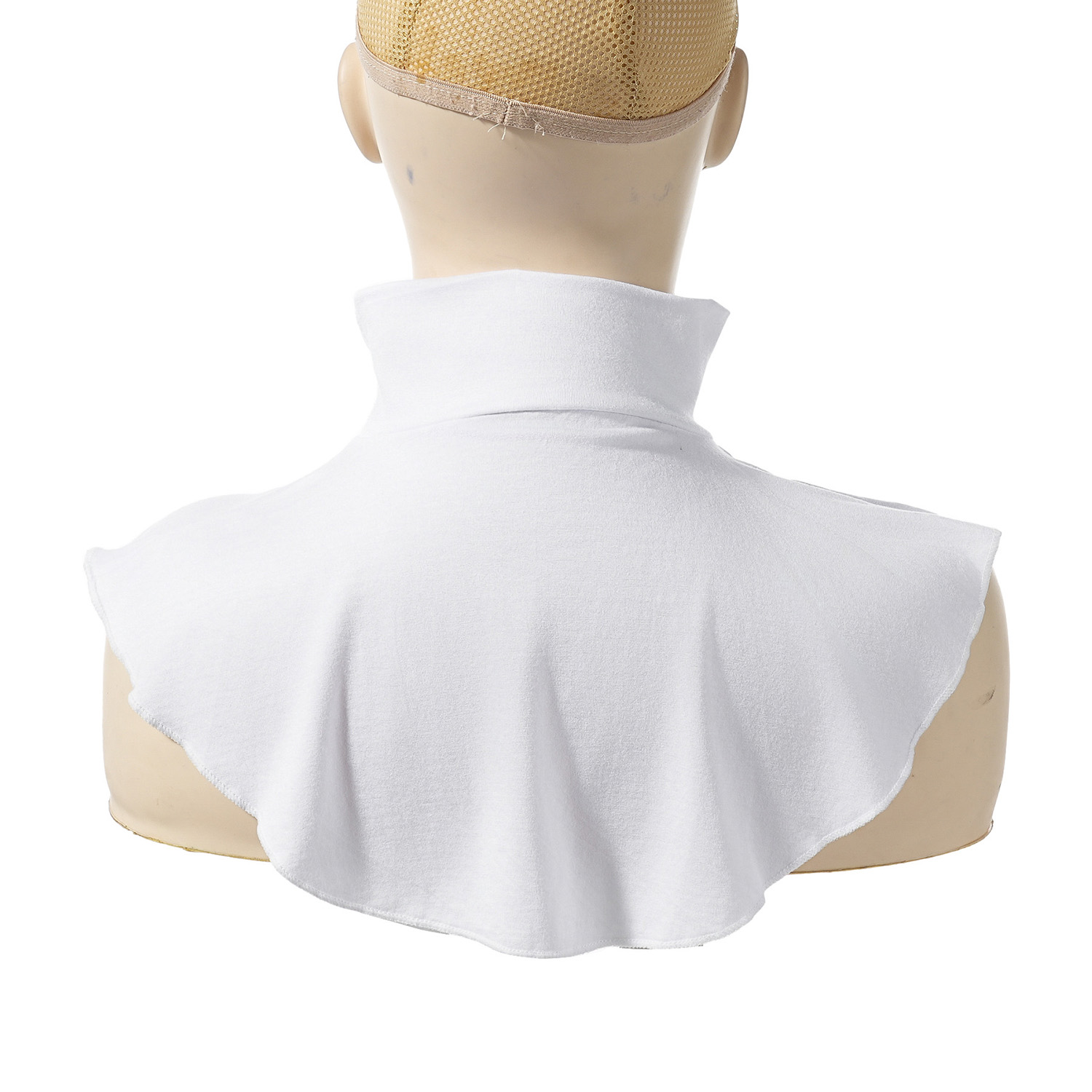 Faux col en Modal pour femmes musulmanes, Extensions de Hijab islamique, col roulé, couverture de cou haut, demi-haut plus chaud, écharpe Hijab, enveloppe courte
