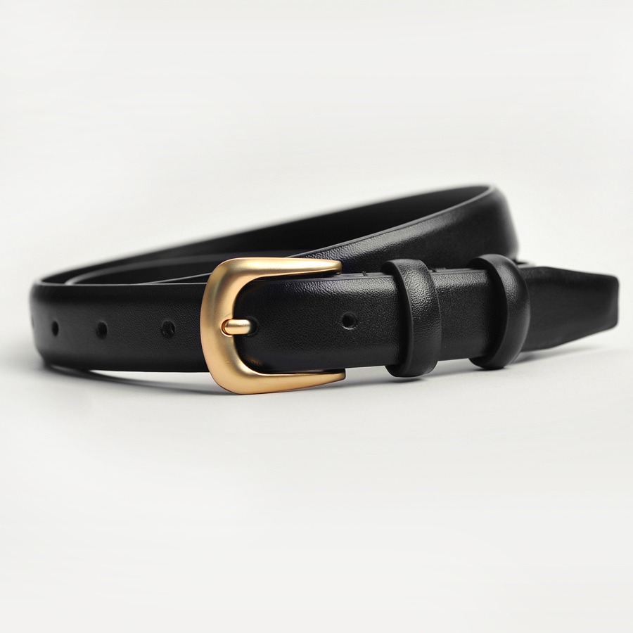 FJBelt-Ceinture de taille pour femme, designer de luxe, marque de mode, jeans, broche, noir, marron, ZX015