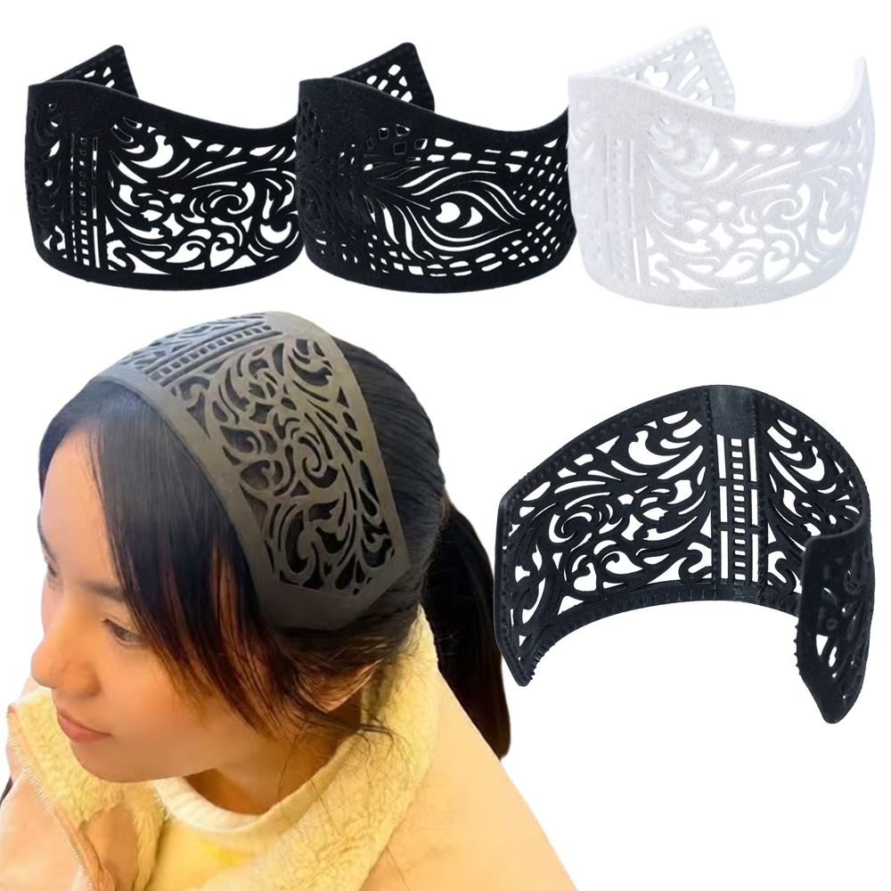 Bandeau antidérapant à dents pour fixer le foulard, mini-couronne élargie coupe-vent, bandeau multifonctionnel pour cheveux