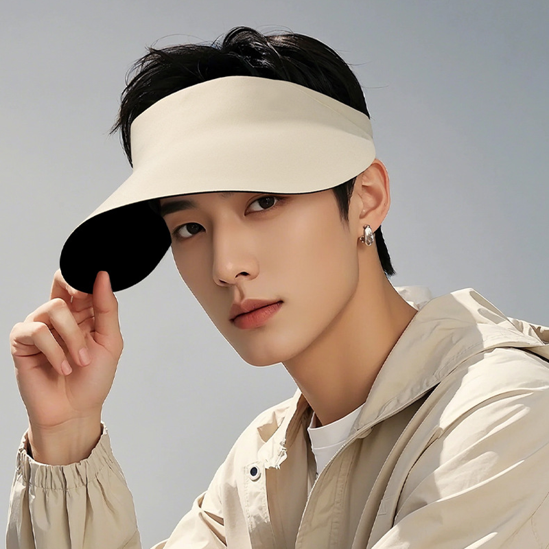 Chapeau à visière pour hommes avec tête surdimensionnée pour les Sports de plein air d'été voyage plage nouveau pare-soleil respirant chapeau de soleil pliant
