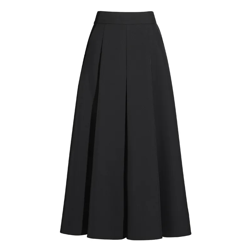 Nouveau pantalon à jambes larges femmes 2024 printemps été mode taille haute dames jupes pantalon tempérament polyvalent dame pantalon