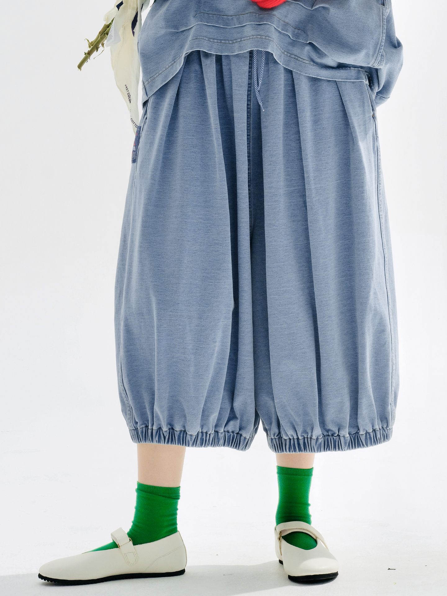 imakokoni Vêtements féminins, pantalons et culottes pour femmes, coupe ample, taille à cordon de serrage, décontracté, à porter au quotidien