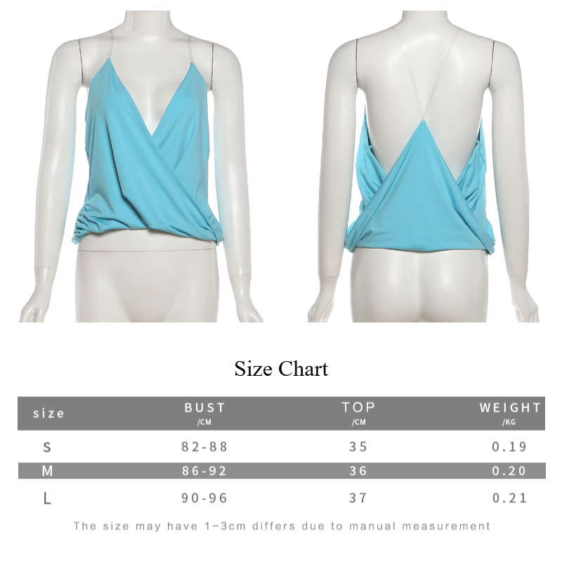 Débardeur plissé dos nu pour femme, style plage, col en V, sans manches, coupe ample, sexy, collection Printemps-Été 2026, idéal pour les vacances, couleur unie