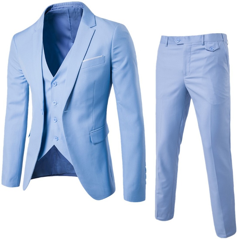 Costume deux pièces de mariage pour hommes, robe Slim décontractée pour marié, meilleur homme