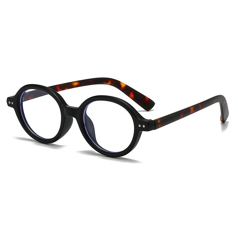 Monture de lunettes optiques ovales de petite taille pour femmes, style rétro, anti-lumière bleue, tendance