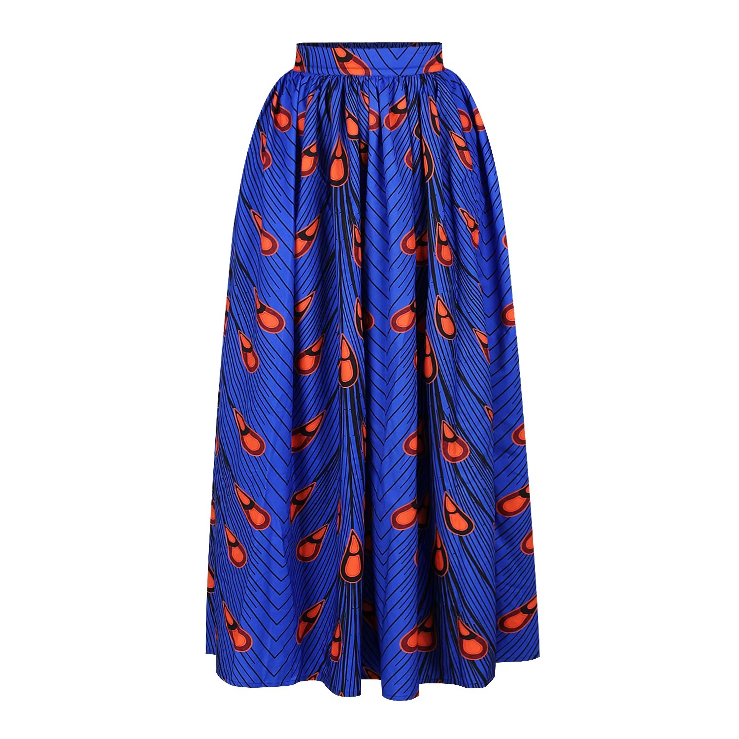 Jupe Maxi à Col Slash et Manches sulfpour Femme, Ensemble Deux Pièces, Mode Nationale Africaine, Sexy, Fente Haute, Vêtements Africains