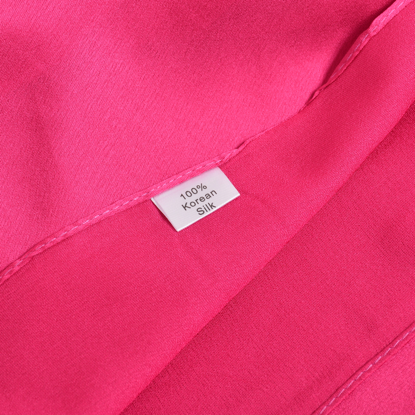 BYSIFA – foulard en soie bleu clair pour femmes, Long châle de luxe, Simple, uni, Cape, 180x90cm, printemps-automne