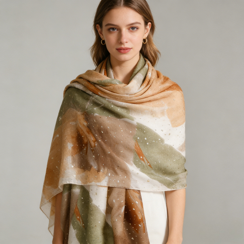Nouvelle Écharpe Châle en Coton Viscose Scintillant à Motifs Floraux Lurex, Foulard Pashmina de Haute Qualité pour Femme, Stola, Bufandas, Hijab Musulman