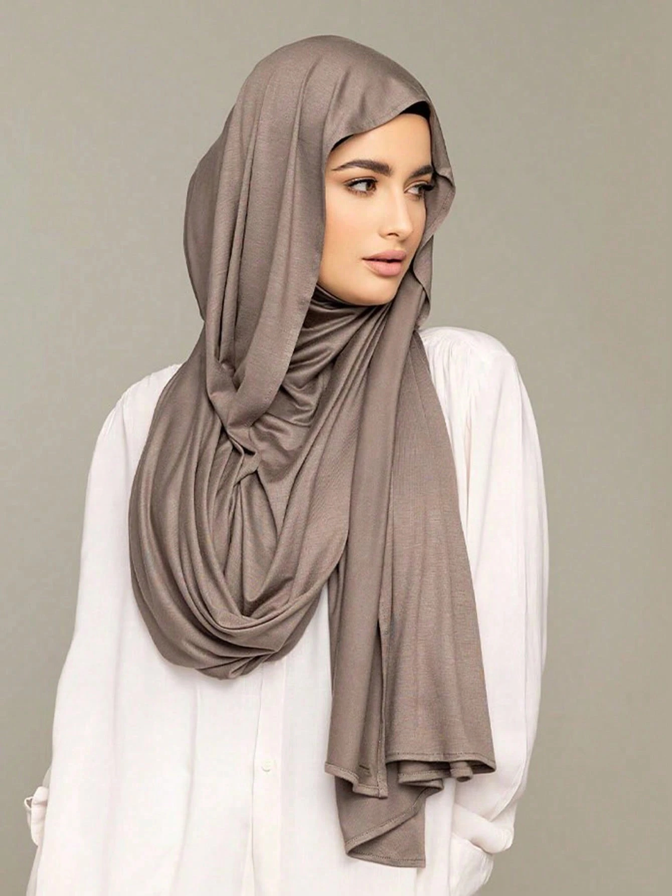 Grande taille 80*180 cm Modal pur coton musulman Jersey Hijab femmes solide écharpe Ramadan Long châle plaine doux Turban enveloppes bandeau