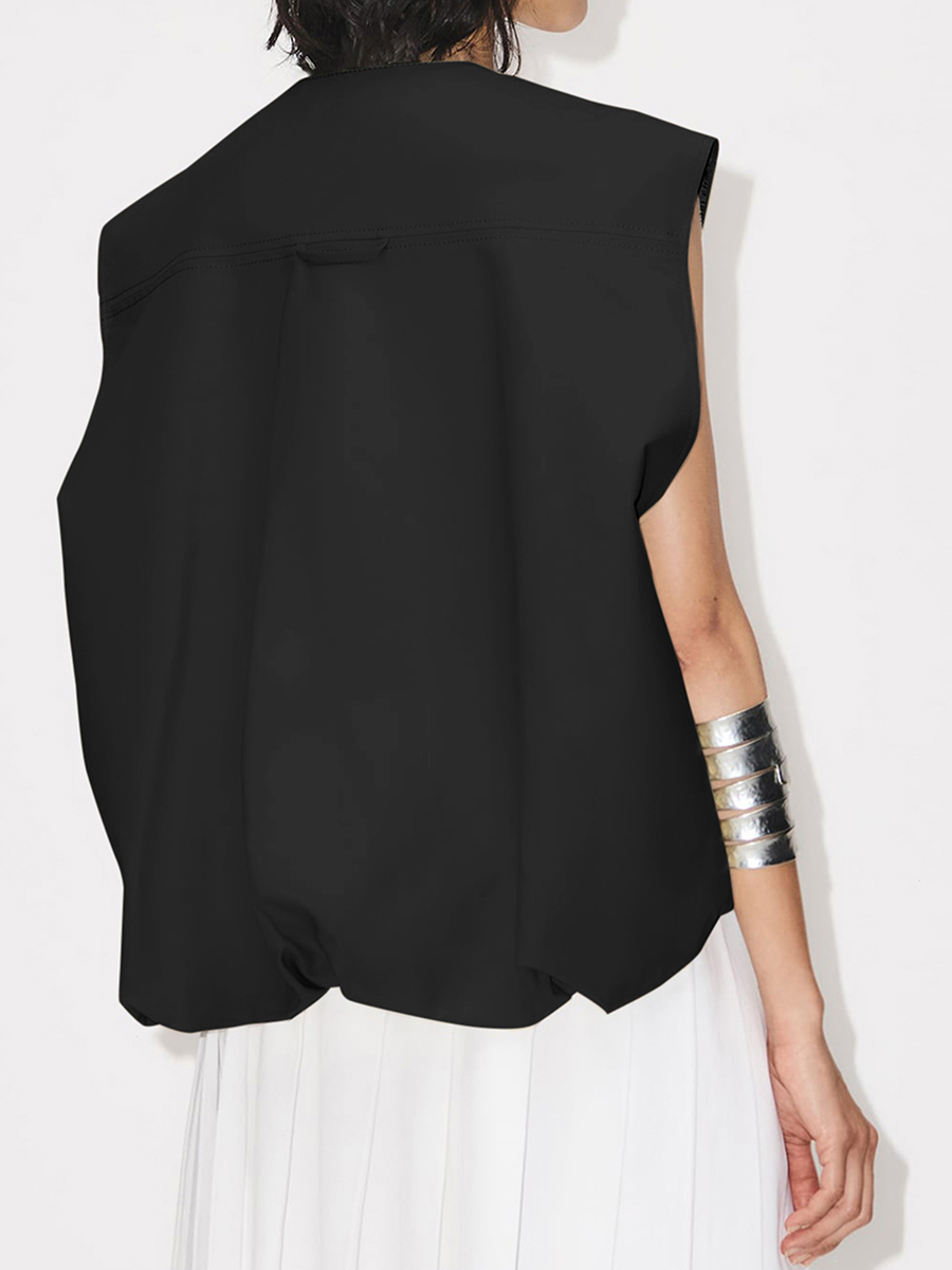 Veste à Fermeture Éclair pour Femme, Vêtement à la Mode, Couleur Unie, Idéal pour l'Été