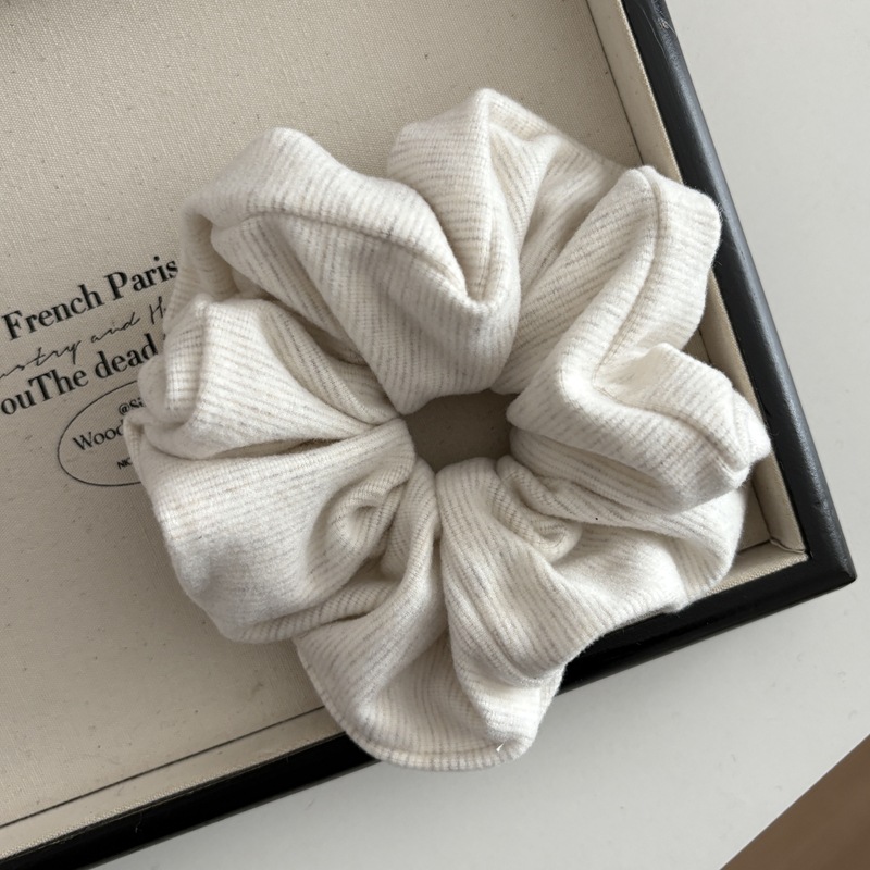 Chouchous en coton tricoté pour femmes, bandes élastiques douces et chaudes, élégantes, solides, queue de cheval, accessoires pour cheveux, automne et hiver