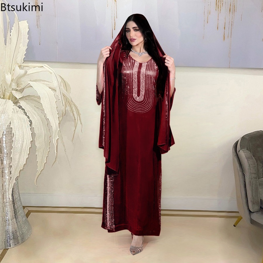Robes de soirée saoudiennes pour femmes, mode musulmane, abayas élégantes, vestidos, kaftan décontracté du Maroc, robe islamique du Moyen-Orient, robe femme