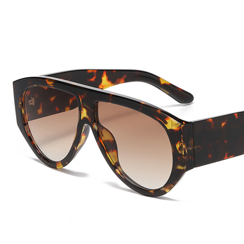 Marque surdimensionné pilote lunettes de soleil pour femmes mode grand cadre rouge Punk lunettes de soleil hommes Vintage luxe concepteur coupe-vent populaire