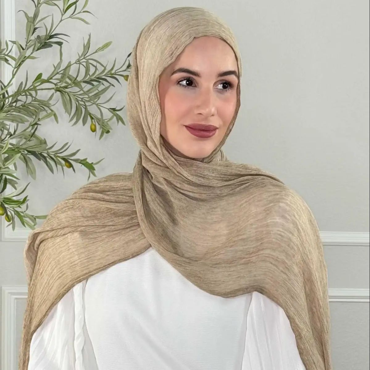 Nouveaux hijabs en coton modal rayé pour femmes musulmanes, hijab en coton plissé, foulard, couvre-chef islamique, couvre-chef doux, 180*70cm