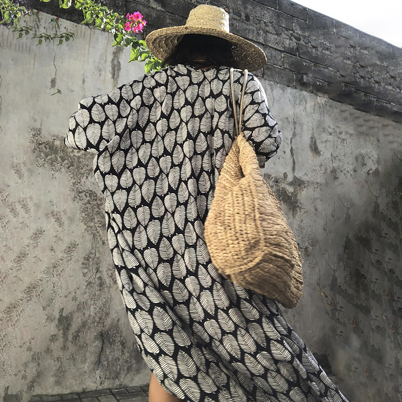 Robe de plage brodée pour femmes, tunique, paréo, Sarong, Kaftan