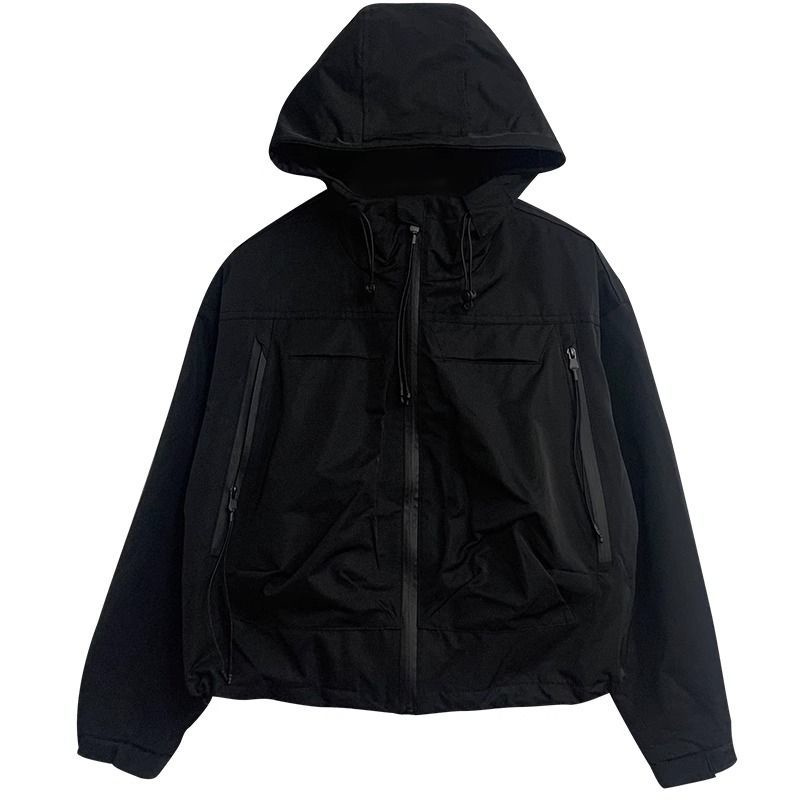 Vestes pour femmes printemps automne 2025 nouvelle mode simple boutonnage coréen court ample à manches longues décontracté tout-match dames vêtements d'extérieur