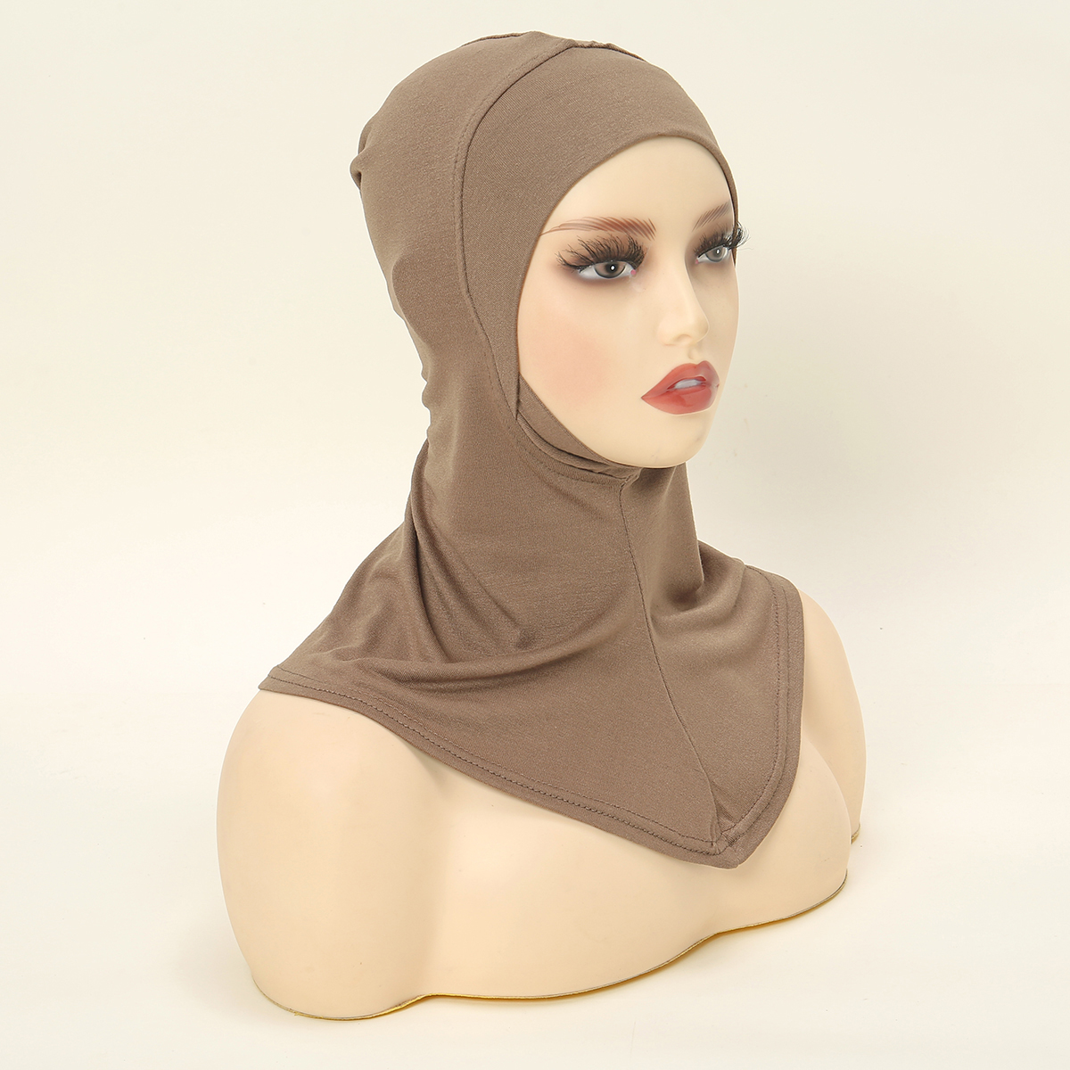 Casquette intérieure musulmane Hijab pour femmes, sous-écharpe solide, Turban, chapeau islamique musulman, prêt à porter, couvre-chef