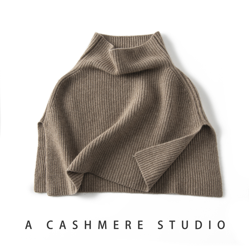 Automne hiver nouvelles femmes châle 100% cachemire tricoté Cape couleur unie Poncho chaud mode pull femme haute qualité châle