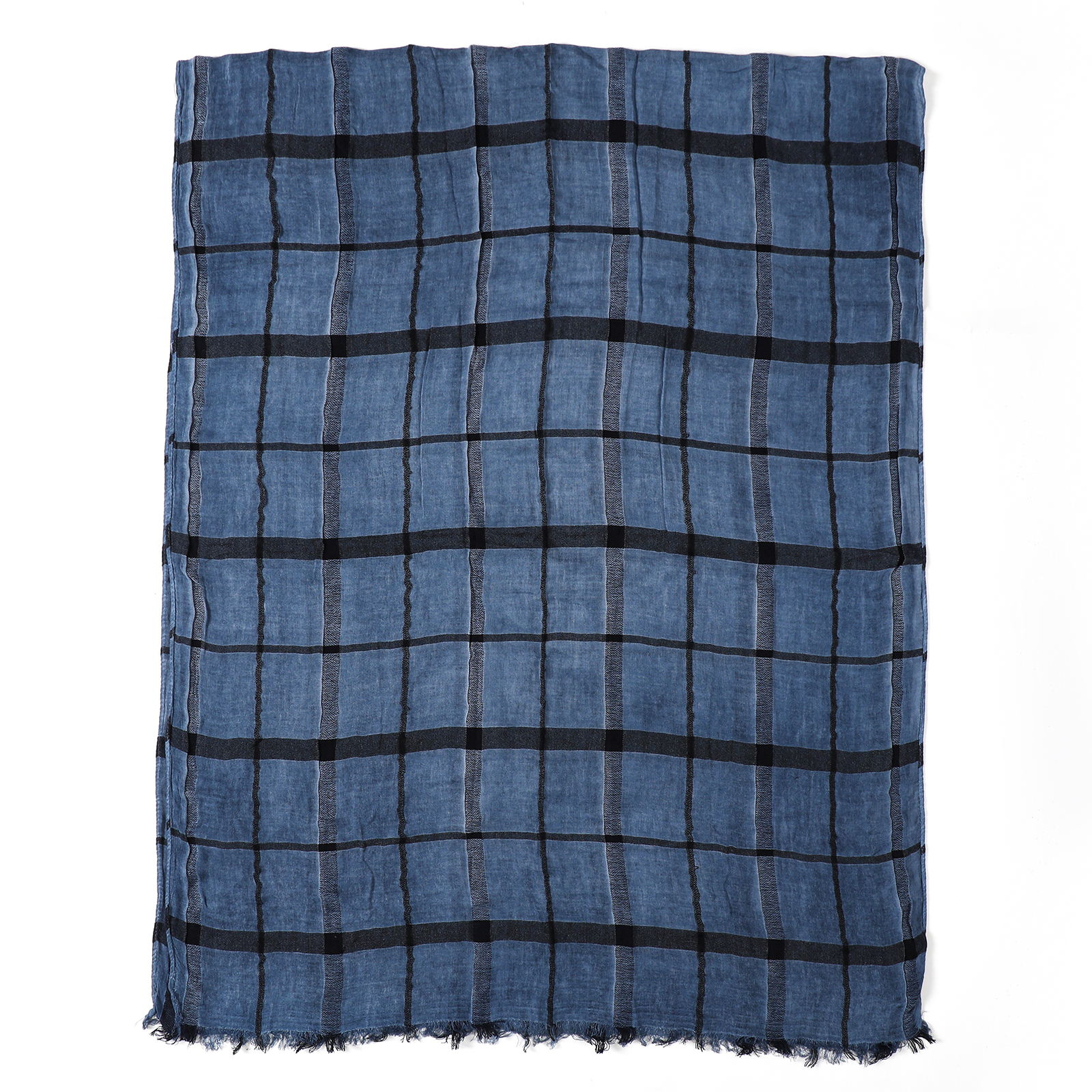 Mode Plaid coton lin hommes foulards automne hiver chaud hommes écharpe courte gland Bufanda mâle accessoires Pashmina châle