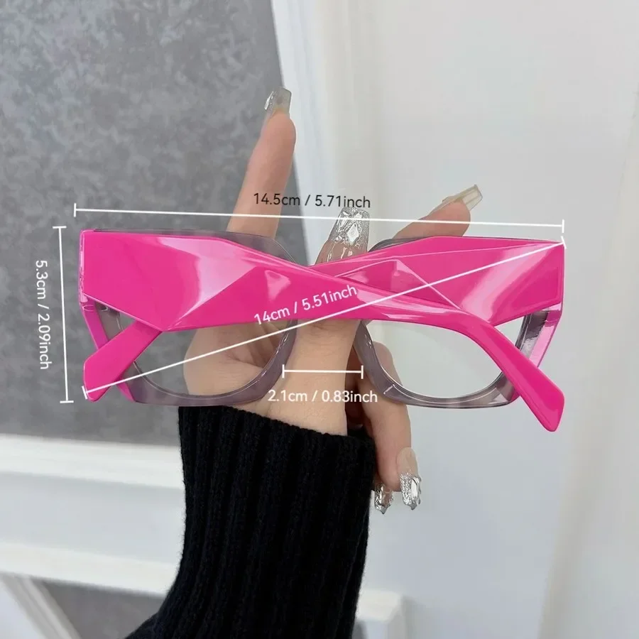 Mode élégant carré lunettes montures femmes hommes Transparent clair marque concepteur optique cadre décontracté Oculos