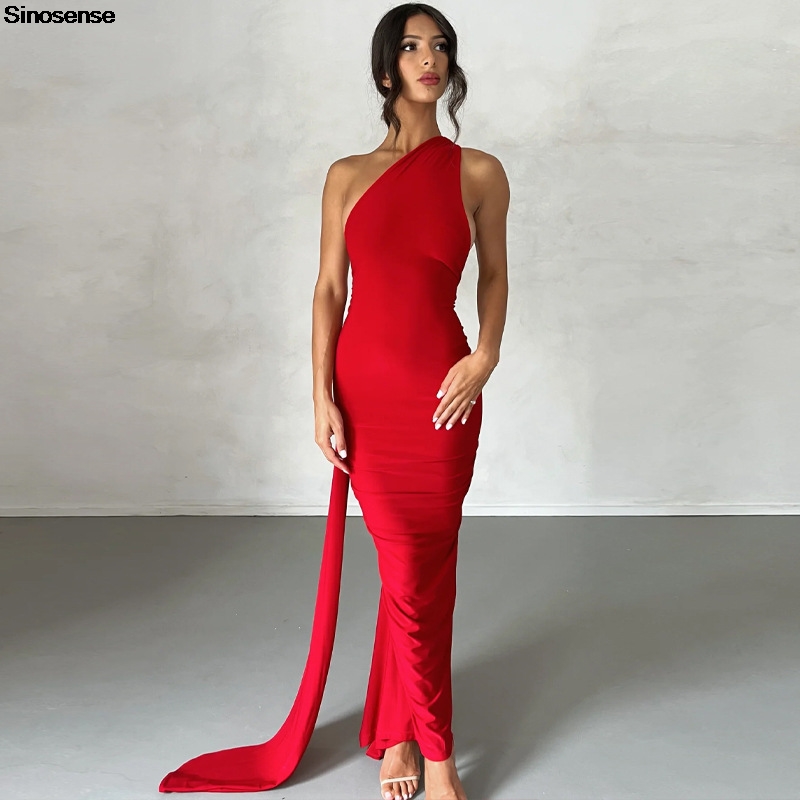 Robe longue de soirée élégante pour femmes, Sexy, dos nu, dos ouvert, froncée, Slim, moulante, formelle, pour invités de mariage, Maxi
