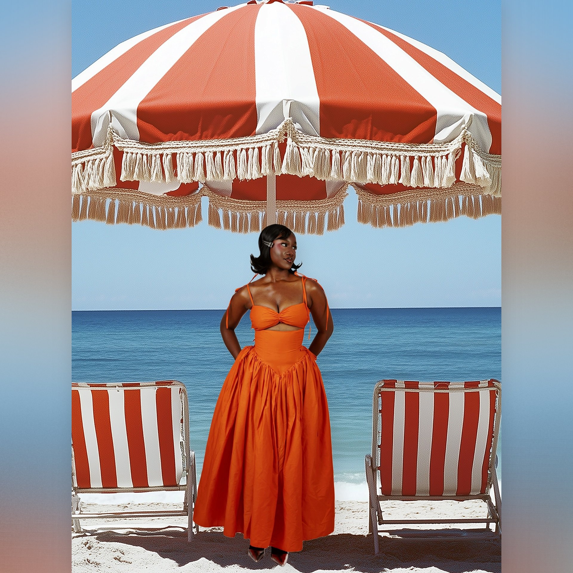 Jupe longue élégante de couleur unie pour femmes, jupe longue trapèze taille haute, jupe fluide plissée pour mariage, fête, rendez-vous de nuit, plage