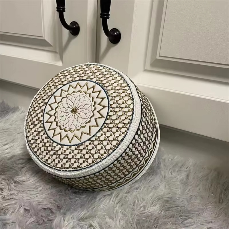 Chapeau de culte musulman pour hommes, 55-60cm, Style National Hui, robe traditionnelle, broderie exquise, chapeau de prière islamique, arabie saoudite