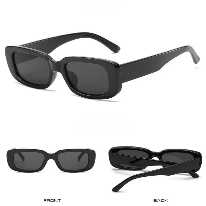 Lunettes de soleil carrées pour femmes, monture en plastique, dégradées, tendance, de marque, protection UV400
