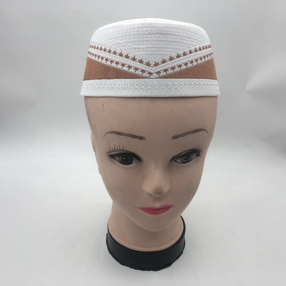 Chapeaux musulmans pour hommes, vêtements de prière, chapeau islamique, Taqiyah, Kufi, Tax Products, Kippa, turc moderne, polyester 03484
