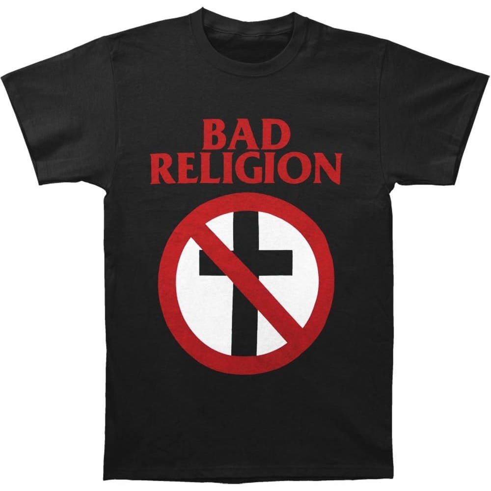 Mauvaise Religion hommes T-Shirt classique noir Ropa Dehombre hommes vêtements Camisas Masculina chemises pour homme col rond couverture en coton