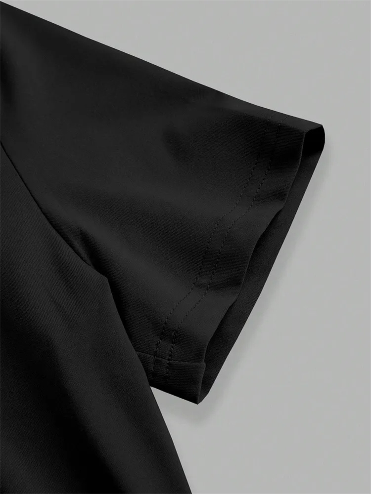 Body basique à manches courtes pour femmes, couleur unie, col rond, moulant, barboteuse, chemisier, Streetwear, été
