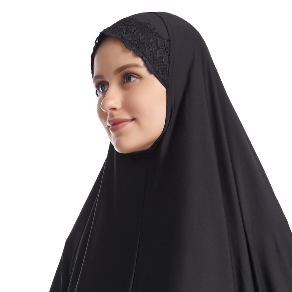 Longue Khimar Eid Ramadan femmes musulmanes Abaya Hijab robes Burqa foulard islamique prière vêtement aérien Turban voile vêtements
