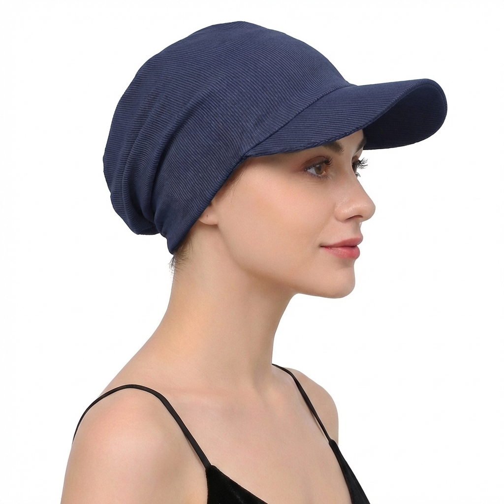 NOUVEAU Chapeau Turban Hijab Musulman Uni Tendance avec Visière Casquette de Baseball Femme Chapeau de Soleil