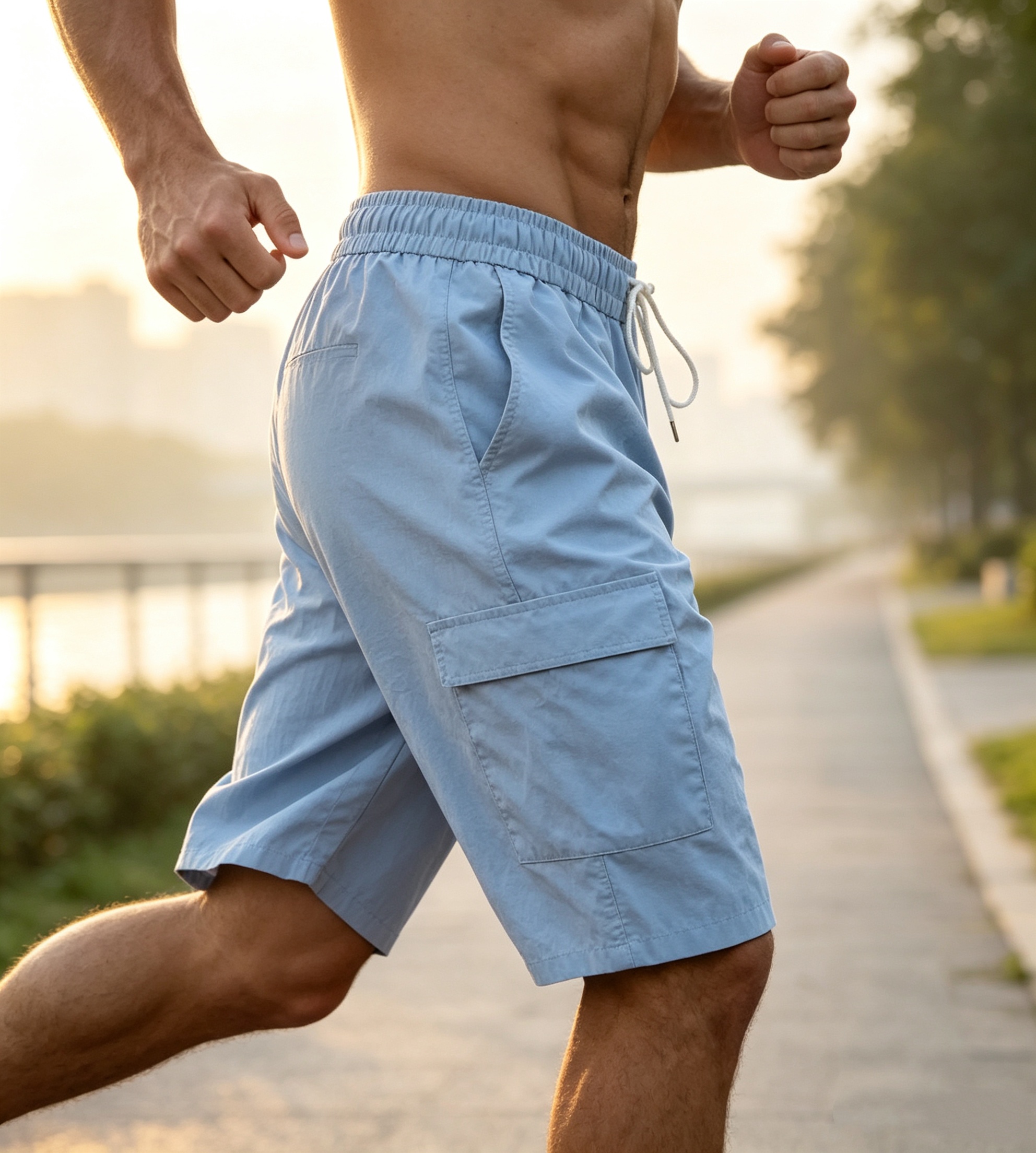 Shorts cargo décontractés multi-poches, shorts de travail, décontractés, sportifs, légers, coupe ample, absorbant la transpiration et respirants