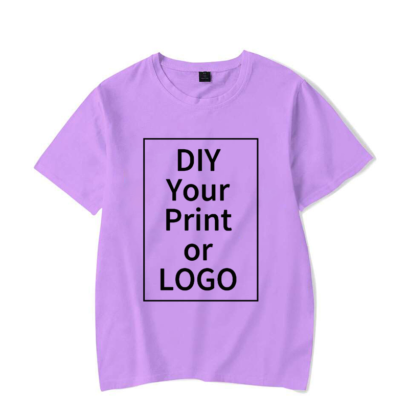 Mode t-shirt femmes hommes été personnalisé imprimé t-shirt bricolage Photo Logo marque texte t-shirt personnaliser vos vêtements chemise