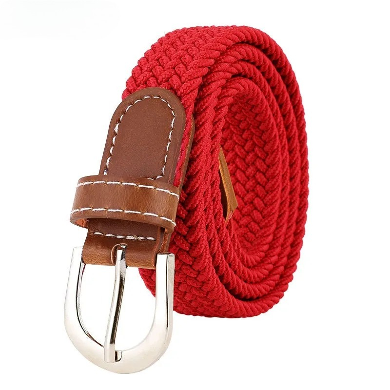 Ceinture tissée élastique polyvalente pour hommes et femmes, ceinture en denim extensible assortie à toutes les tenues pour le quotidien
