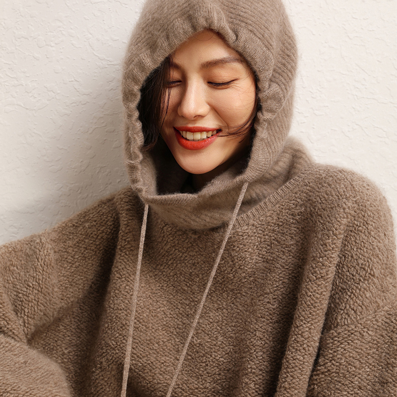Écharpe 100% pur cachemire pour femme, chapeau chaud, bonnet fille, dame, extérieur, mode, haute qualité, automne, hiver, nouveau
