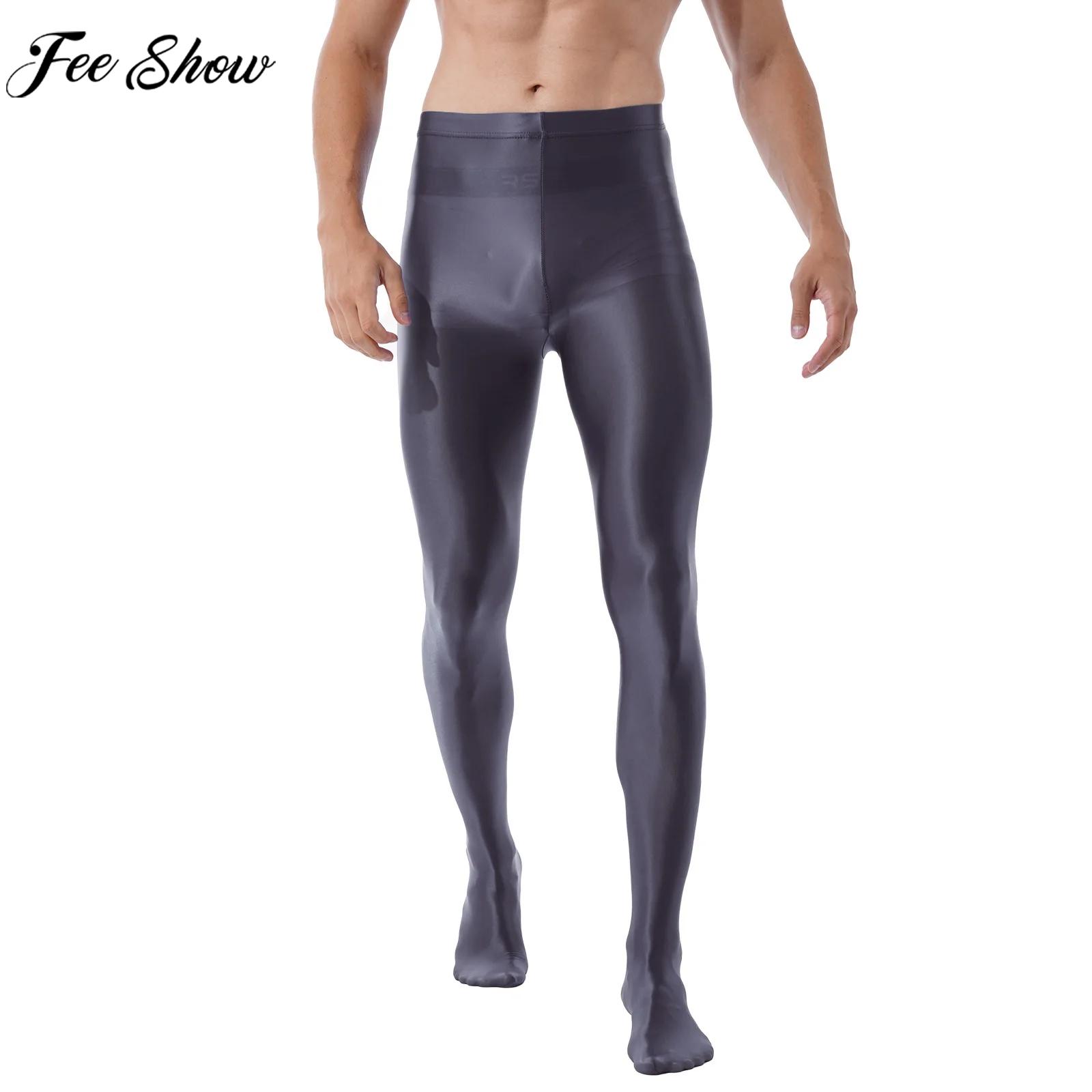 FJLong-Collants Brillants pour Homme, Pantalon d'Entraînement, Fitness, Ballet, brev, Yoga, Leggings de dehors
