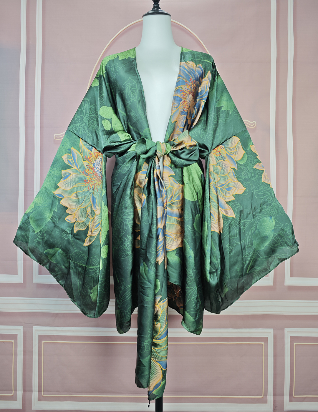 Élégant Floral D'été Sexy Dame Plage Bikini Mini Kimonos Grande Taille Femmes Africaines Maillots De Bain De Mode Cardigans Lâches Vêtements