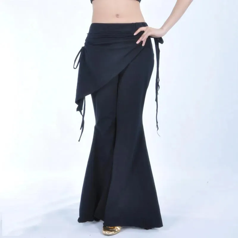 Pantalon de danse du ventre Tribal pour femmes, sarouel de danse du ventre, pantalon à ouverture latérale pour adultes, Costume d'entraînement de danse