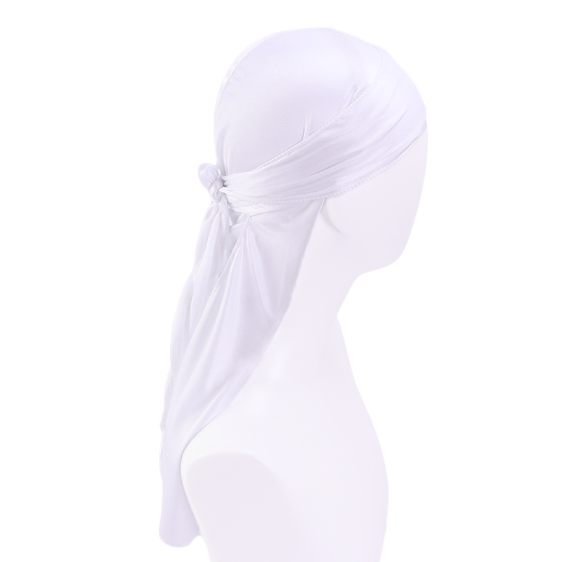 Durags en satin pour hommes, optique, soyeux, bandanas, turban, bonnet, perruques Doo, sauna, bande de sauna, accessoires pour cheveux, queue extra longue Du-Rag