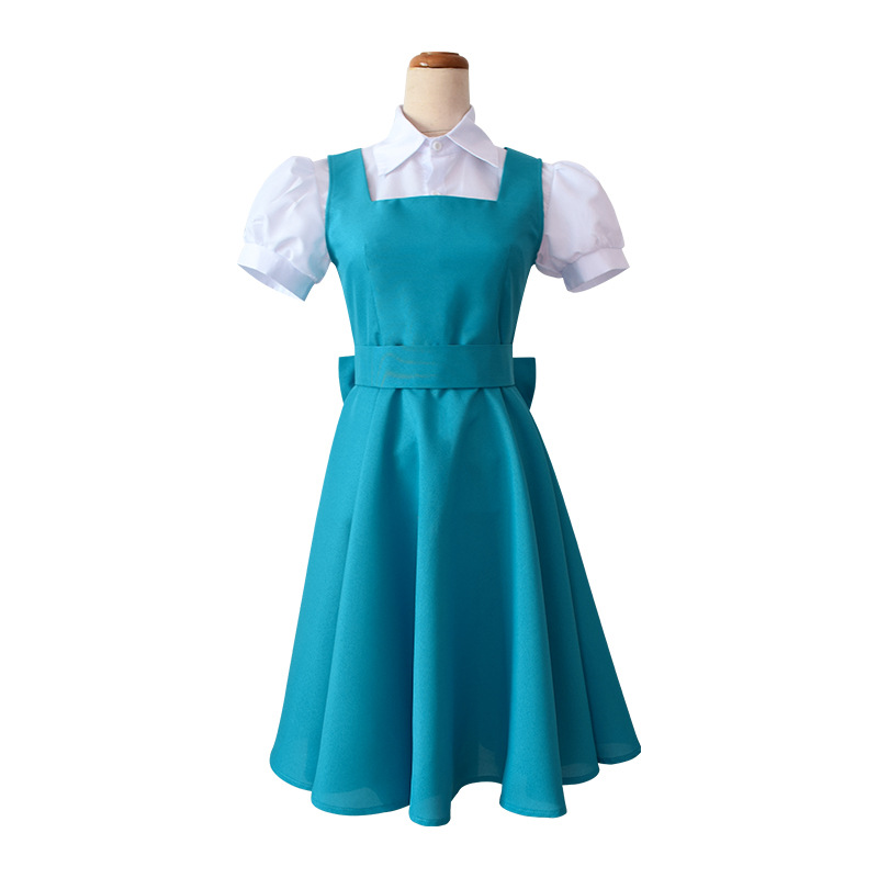 Anime Tendou Akane Cosplay Costume, Robe Bleue, Uniforme pour Femmes, Tenue d'Halloween Personnalisée pour Bol