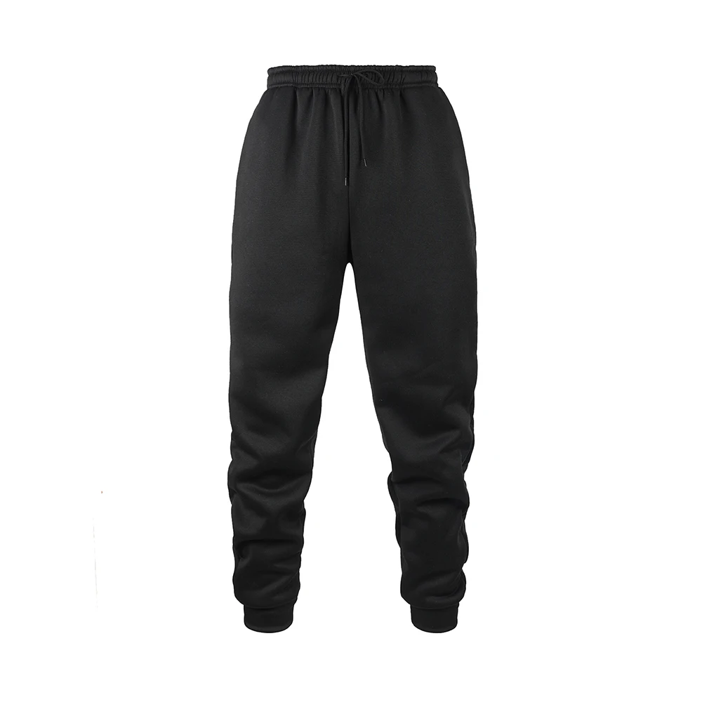 Gym pour hommes - Pantalons de jogging prêts Pantalons de survêtement de couleur unie Idéal pour les entraînements d'automne et d'hiver