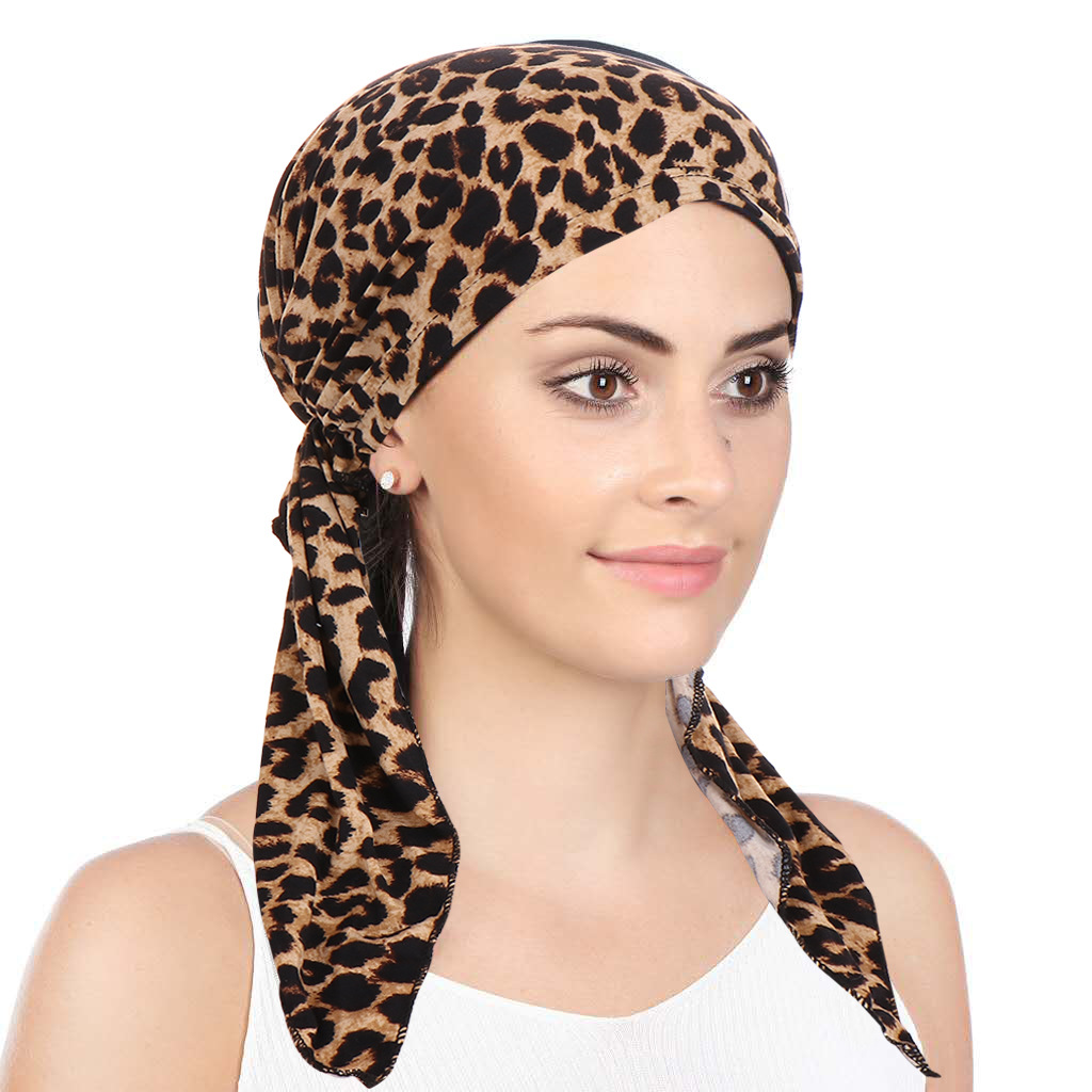 Femmes musulmanes Hijab Cancer chimio casquettes fleur impression Turban casquette perte de cheveux foulard élastique coton musulman Hijab écharpe chapeaux