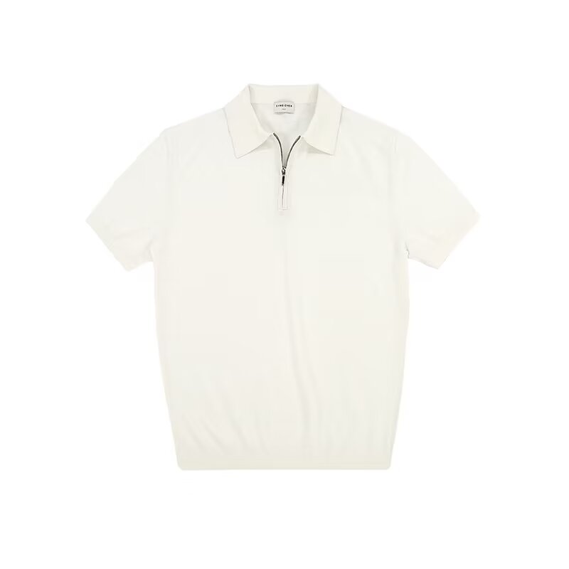 Mode hommes polos hommes à manches courtes T-shirt à carreaux tout assorti T-shirt nouveaux vêtements d'affaires décontracté mode hommes mince hauts