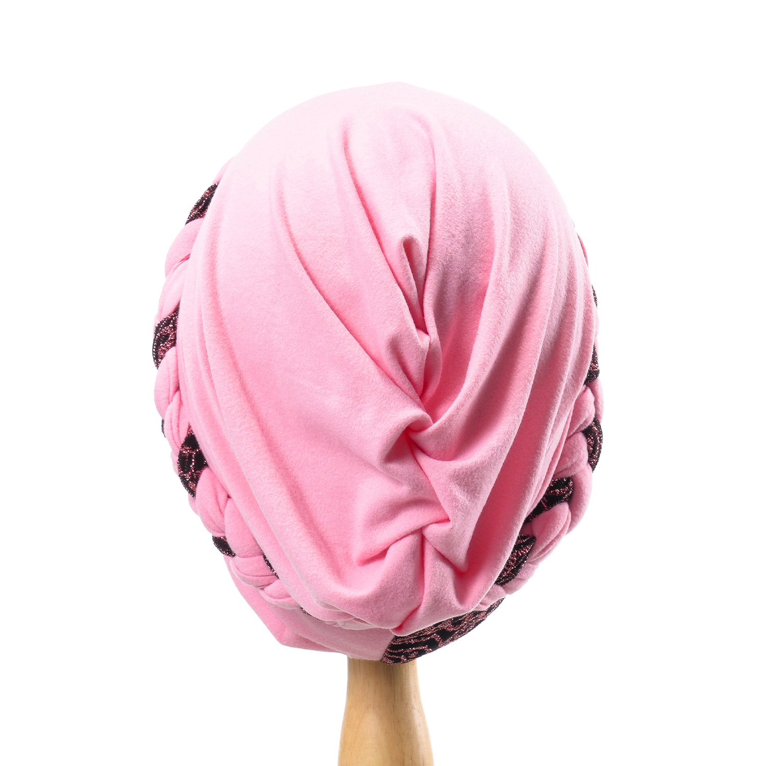 Foulard de tête pour femmes musulmanes, casquette Turban pour dames, Bonnet imprimé islamique, bandeau tressé, 2024