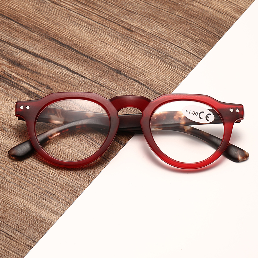 Lunettes de lecture rondes rétro pour hommes et femmes, lunettes à monture complète adaptées aux hommes et aux femmes, idéales pour la lecture