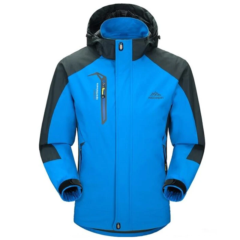 Ensemble de Veste et Pantalon d'Extérieur pour Homme, Thermique, Imperméable, Coupe-Vent, à Capuche, Randonnée, Voyage Militaire, Vêtements de Camping en Montagne