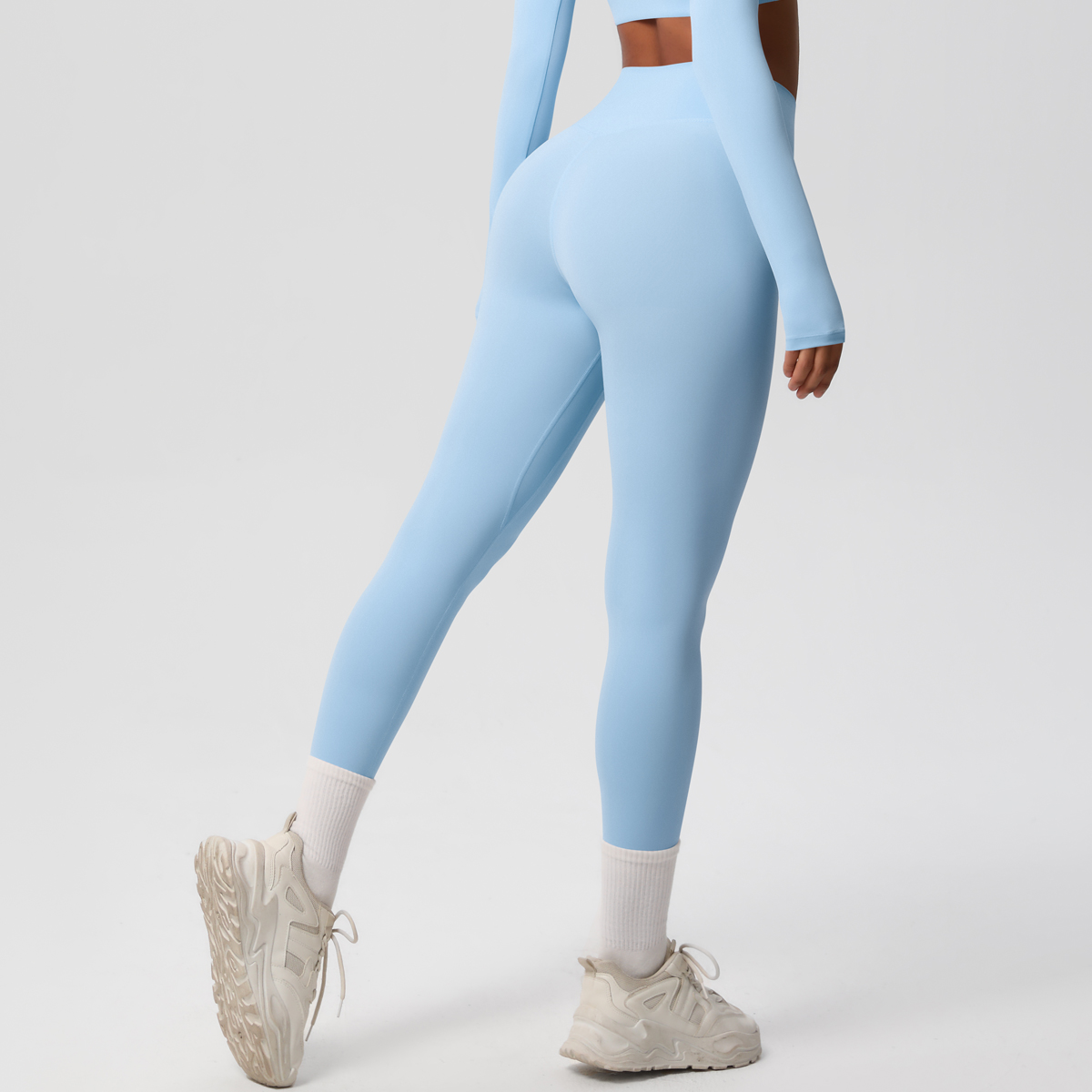 Legging de yoga taille haute pour femme, pantalon de fitness, pantalon de course à pied, legging d'entraînement décontracté, pantalon de gym énergétique, sensation nue