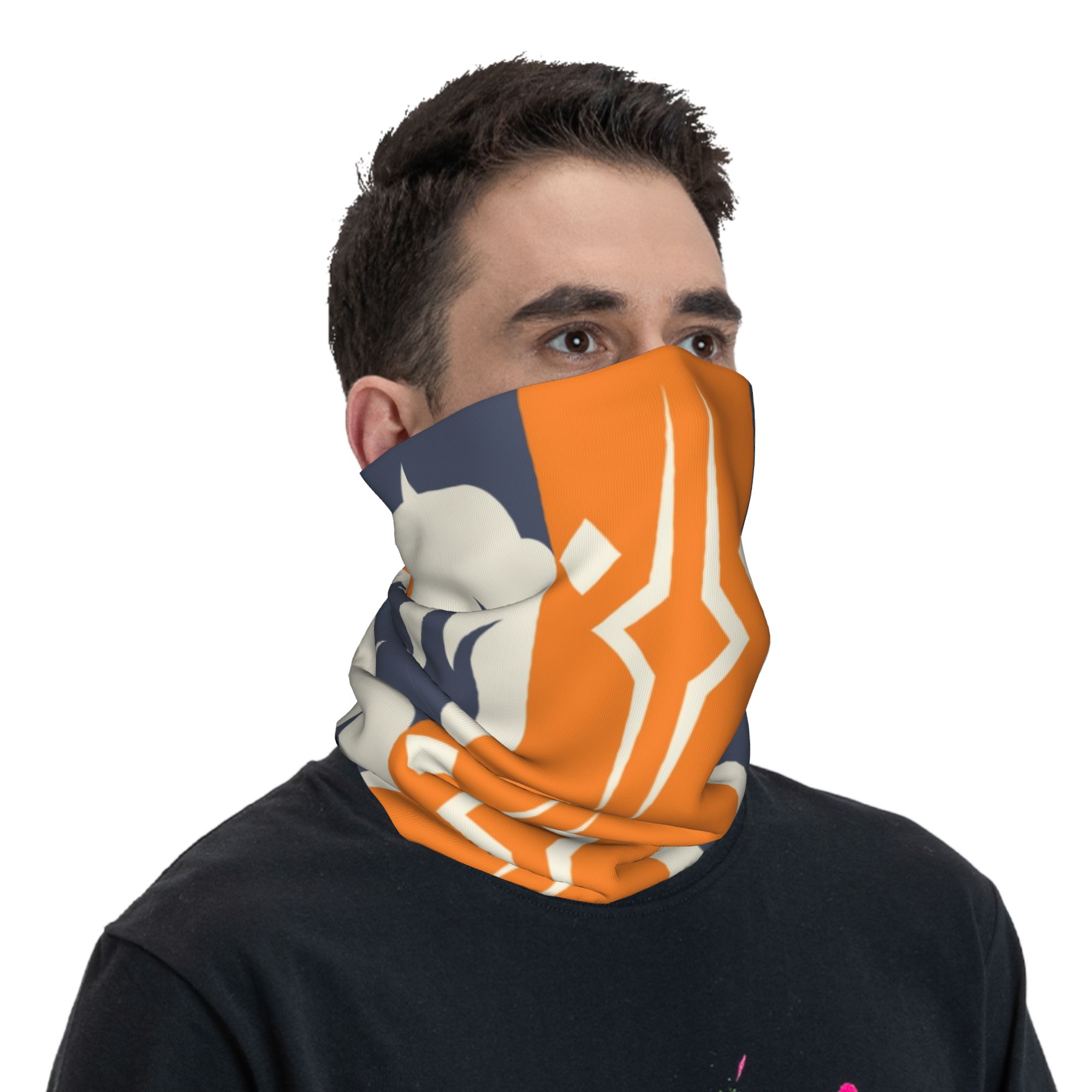 Cache-cou personnalisé Fulcrum Ahsoka Tano pour femmes et hommes, Protection UV, hiver, science-fiction, guerres, émission de télévision, écharpe Bandana pour la randonnée